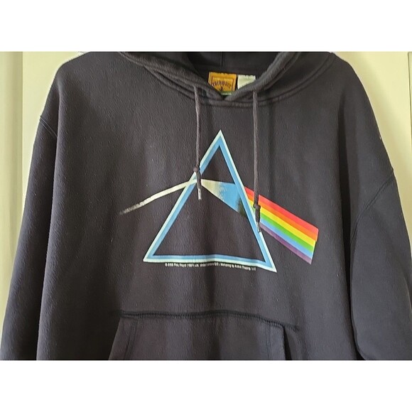 Pink Floyd Hoodie Mens Large Rockware Anthill Dark Side L Pullover 2005 Print 3D - Picture 8 of 11